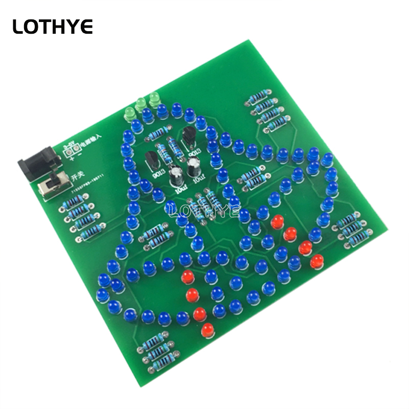 DC 3-5V LED Light Swing Wind C - Electronics Project Kit ulasan dan harga