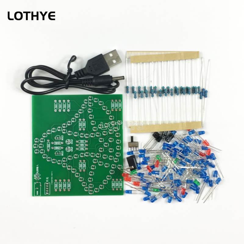 DC 3-5V LED Light Swing Wind C - Electronics Project Kit ulasan dan harga