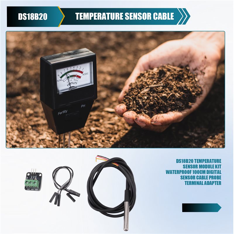 [A93Z!】 DS18B20 Temperature Se - Sensor Kit Arduino ulasan dan harga