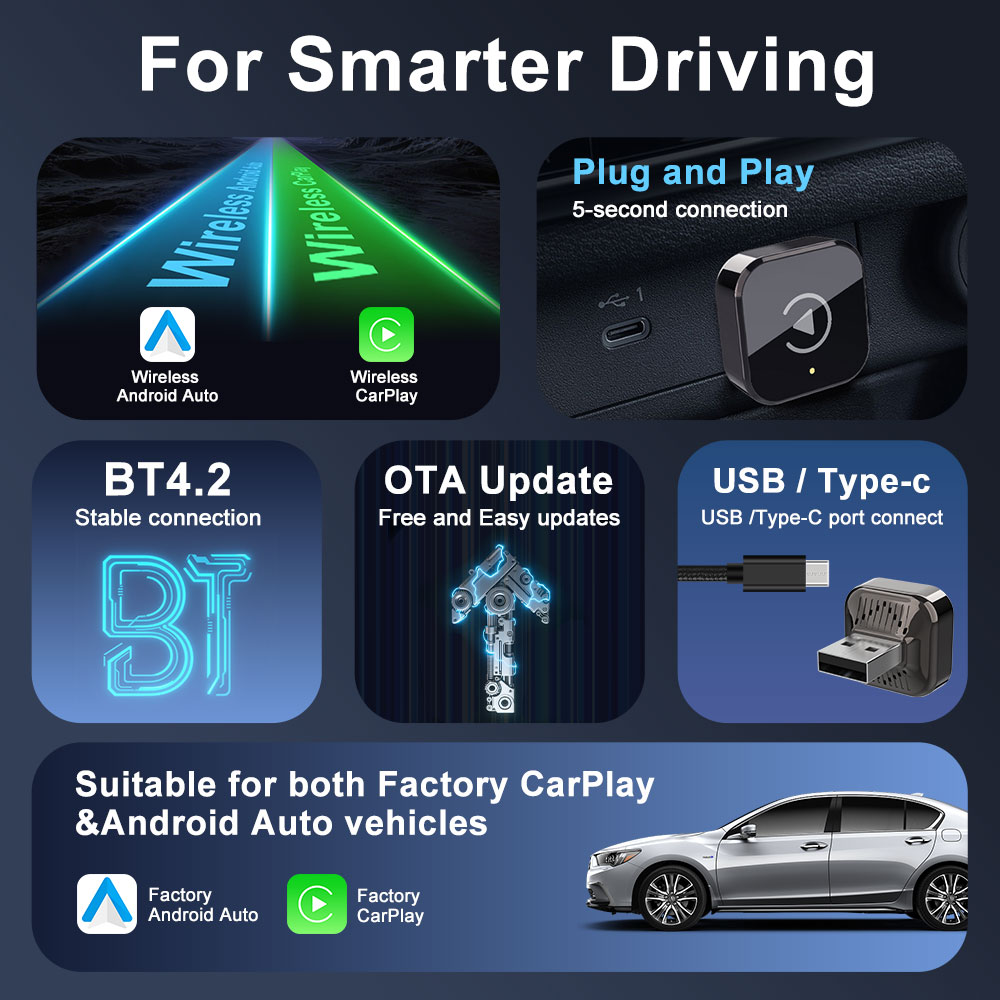 Wireless Carplay Adapter Andro - Wifi Smart Plug ulasan dan harga