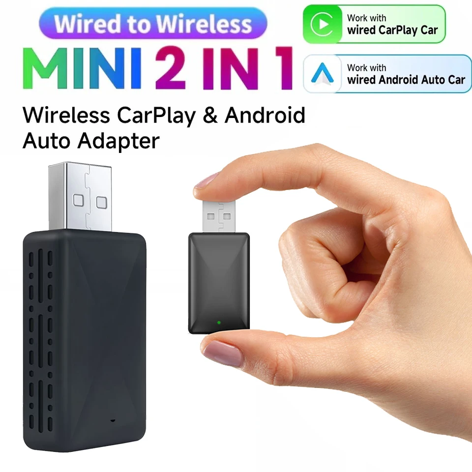 ZHIYU 2 in 1 Wireless Carplay& - Wifi Smart Plug ulasan dan harga