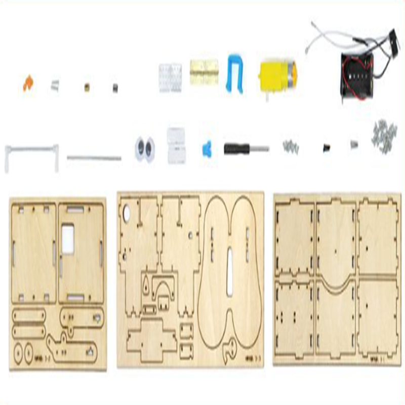 Wooden Assemble DIY Robot Eati - Stem Robotics Kit ulasan dan harga