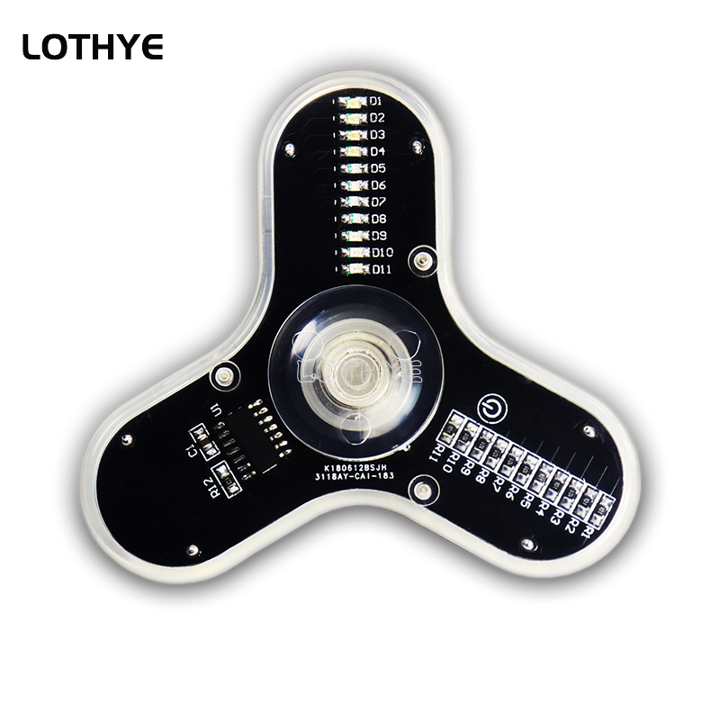 LED Fidget Spinner Manufacture - Electronics Project Kit ulasan dan harga