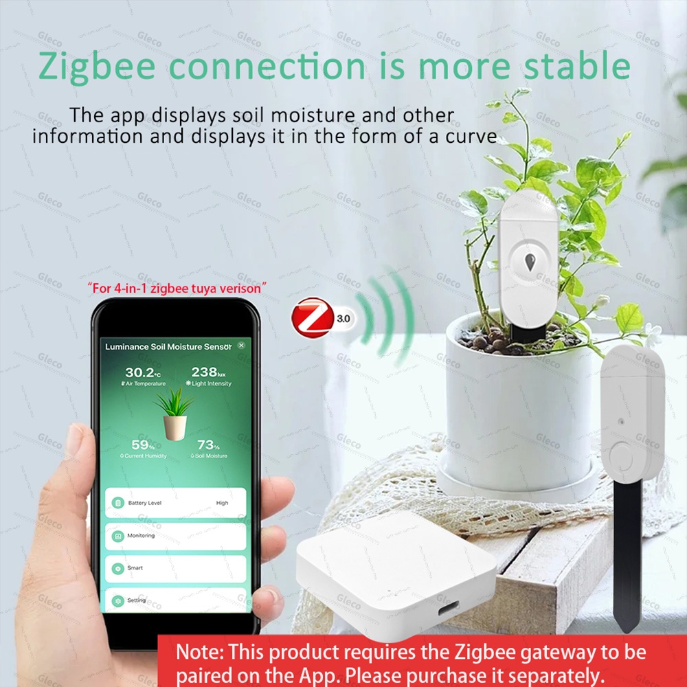 Zigbee Soil Moisture Sensor Me - Smart Home Automation Kit ulasan dan harga