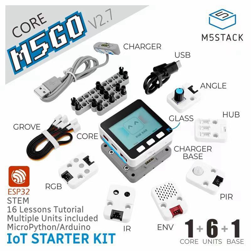 M5GO IoT Kit V2.7 IoT Beginner - Iot Kit Beginner ulasan dan harga