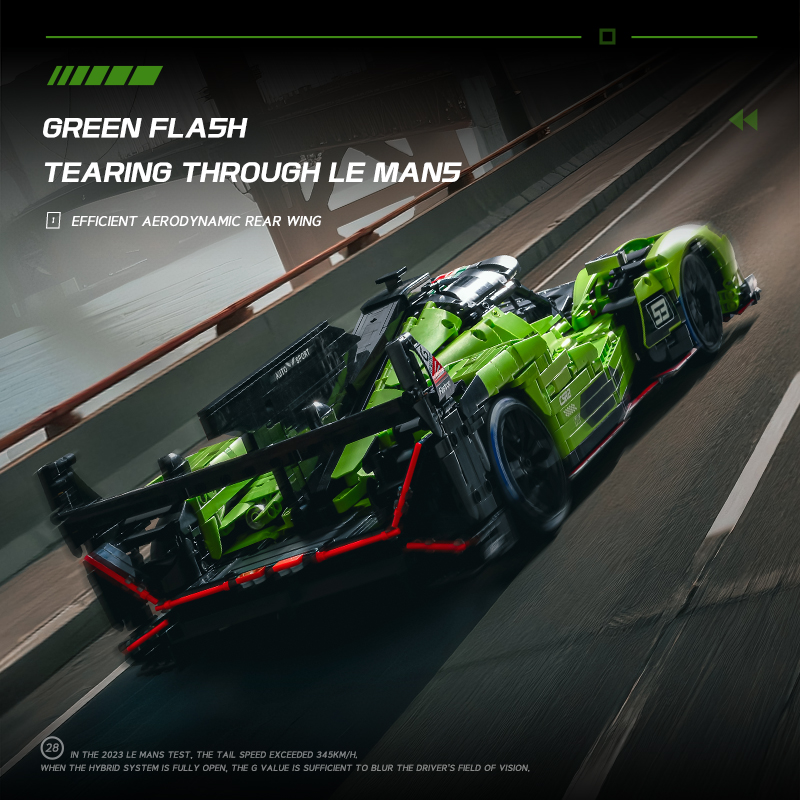 MOC Lamborghini SC63 WEC & IMS - Stem Robotics Kit ulasan dan harga