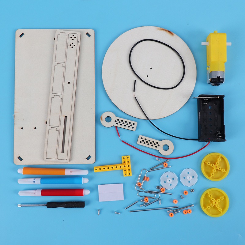 1-3Pcs DIY Wooden Electric Plo - Stem Robotics Kit ulasan dan harga