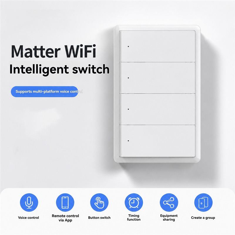 DTA4-Voice Control For Smart L - Smart Light Switch Wifi ulasan dan harga