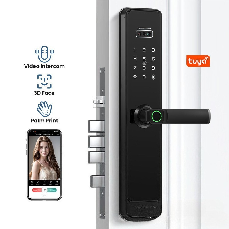 EGFirtor Semi-automaticTuya Fi - Smart Door Lock Wifi ulasan dan harga