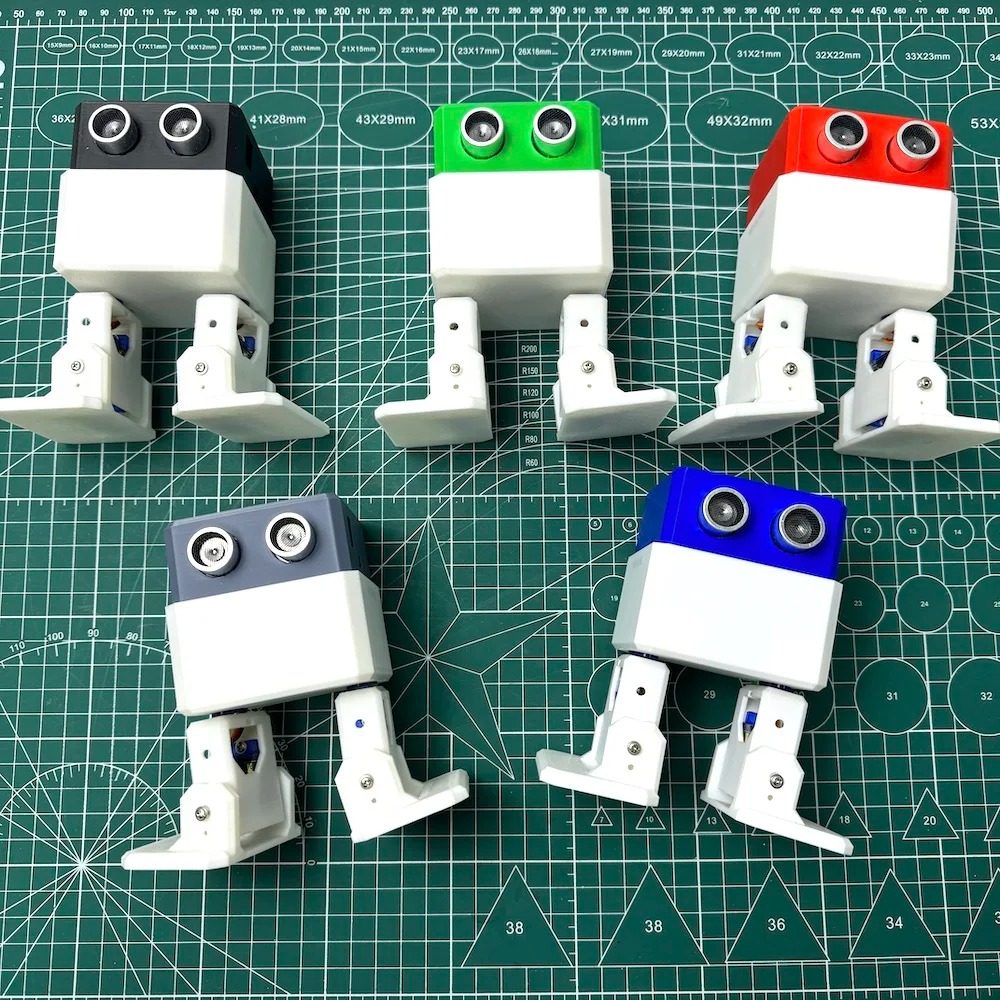 3D Printed Biped Walking Robot - Stem Robotics Kit ulasan dan harga