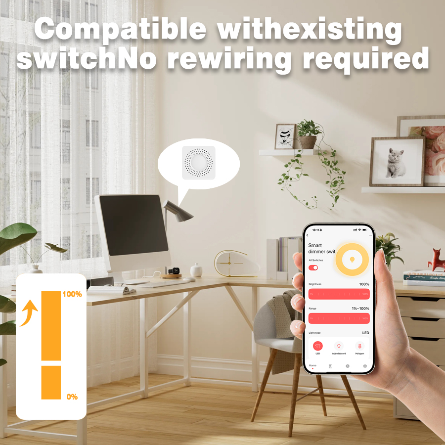 Tuya WiFi Hidden Dimmer Switch - Smart Light Switch Wifi ulasan dan harga